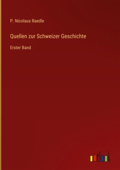 Cover Quellen zur Schweizer Geschichte