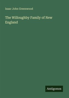Cover The Willoughby Family of New England