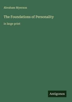 Cover The Foundations of Personality