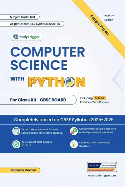 Computer Science with Python Sample Paper Computer Science with Python Sample Paper