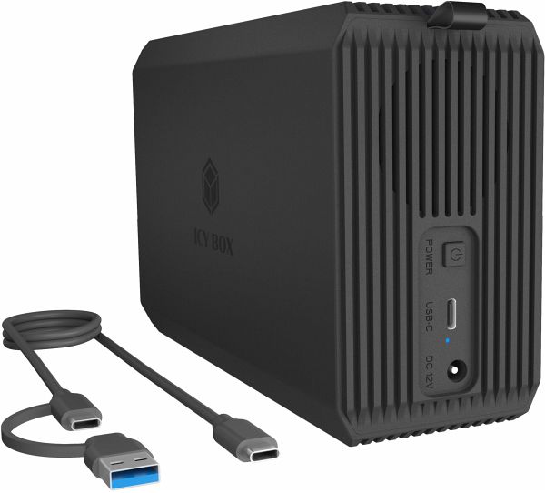 ICY BOX IB-RD3720-CU3 2-fach RAID Gehäuse 2,5 /3,5 ICY BOX IB-RD3720-CU3 2-fach RAID Gehäuse 2,5 /3,5