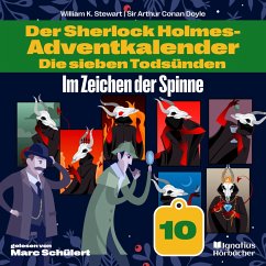 Cover Im Zeichen der Spinne (Der Sherlock Holmes-Adventkalender: Die sieben Todsünden, Folge 10) (MP3-Download)