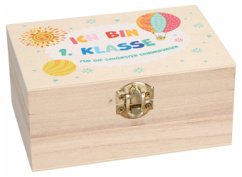 Cover Holz-Erinnerungskiste zur Einschulung