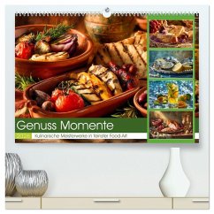 Genuss Momente (hochwertiger Premium Wandkalender 2026 DIN A2 quer), Kunstdruck in Hochglanz