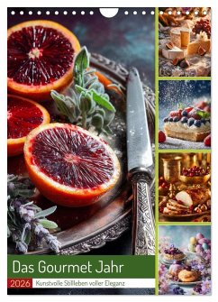 Das Gourmet Jahr (Wandkalender 2026 DIN A4 hoch), CALVENDO Monatskalender