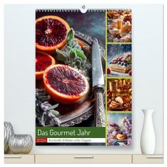 Das Gourmet Jahr (hochwertiger Premium Wandkalender 2026 DIN A2 hoch), Kunstdruck in Hochglanz