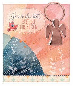 Cover Engel-Schlüsselanhänger aus roségoldfarben Metall