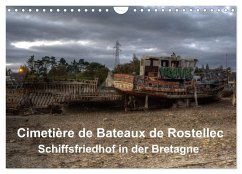 Cimetière de Bateaux de Rostellec (Wandkalender 2026 DIN A4 quer), CALVENDO Monatskalender