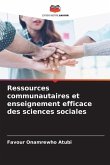 Ressources communautaires et enseignement efficace des sciences sociales
