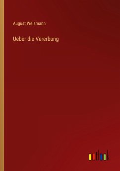 Cover Ueber die Vererbung