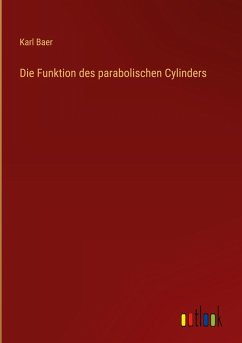 Cover Die Funktion des parabolischen Cylinders