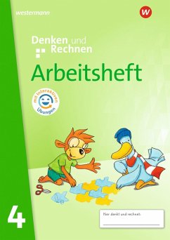 Cover Denken und Rechnen Arbeitsheft 4 mit interaktiven Übungen. Allgemeine Ausgabe