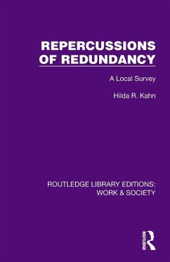 Repercussions of Redundancy - Kahn, Hilda R. Repercussions of Redundancy - Kahn, Hilda R.