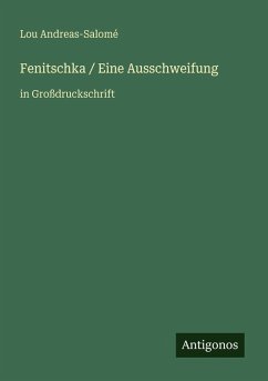 Cover Fenitschka / Eine Ausschweifung