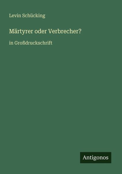 Märtyrer oder Verbrecher?