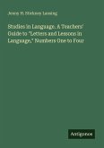 Studies in Language. A Teachers' Guide to 