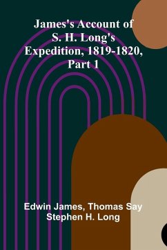 Cover James's Account Of S. H. Long'S Expedition, 1819-1820, Part 1
