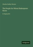 The People for Whom Shakespeare Wrote