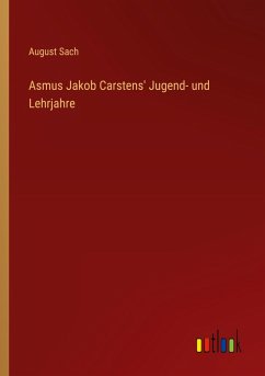 Cover Asmus Jakob Carstens' Jugend- und Lehrjahre