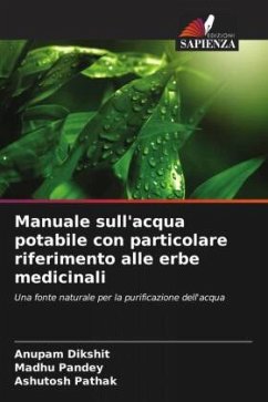 Cover Manuale sull'acqua potabile con particolare riferimento alle erbe medicinali