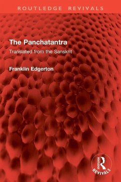 The Panchatantra - Edgerton, Franklin The Panchatantra - Edgerton, Franklin