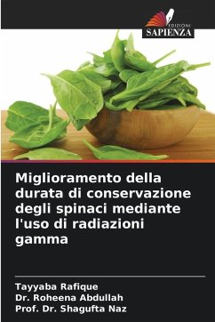 Cover Miglioramento della durata di conservazione degli spinaci mediante l'uso di radiazioni gamma