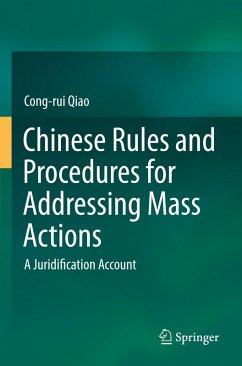 Cover Chinese Rules and Procedures for Addressing Mass Actions