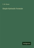 Simple Hydraulic Formulæ