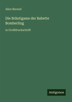 Cover Die Bräutigame der Babette Bomberling
