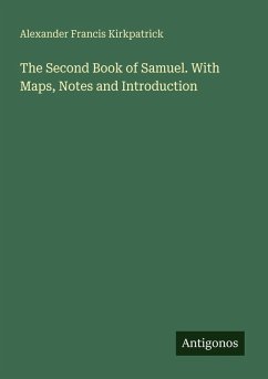 Cover The Second Book of Samuel. With Maps, Notes and Introduction