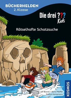 Cover Die drei ??? Kids, Bücherhelden 2. Klasse, Rätselhafte Schatzsuche