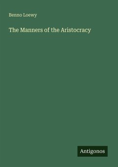 Cover The Manners of the Aristocracy