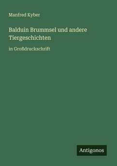 Cover Balduin Brummsel und andere Tiergeschichten