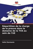 Répartition de la charge de la preuve dans le domaine de la TVA au sein de l'UE