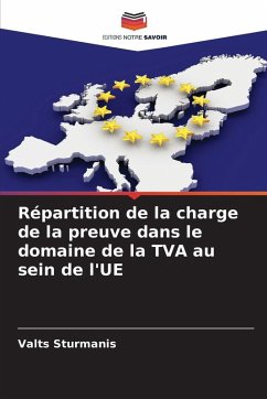 Cover Répartition de la charge de la preuve dans le domaine de la TVA au sein de l'UE