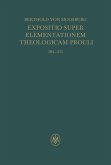 Expositio super Elementationem theologicam Procli. Propositiones 184-211 (eBook, PDF)