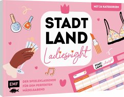 Cover Stadt, Land, Ladiesnight - Der Spieleklassiker für den perfekten Mädelsabend  (Restauflage)