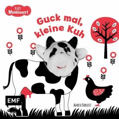 Cover Kontrastbuch für Babys mit Fingerpuppe: Guck mal, kleine Kuh  (Mängelexemplar)