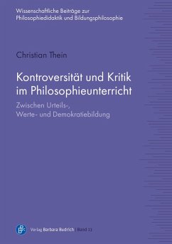 Cover Kontroversität und Kritik im Philosophieunterricht (eBook, PDF)