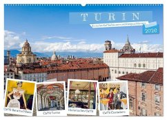 Turin - Zwischen Kaffeehäusern und Königsschlössern (Wandkalender 2026 DIN A2 quer), CALVENDO Monatskalender