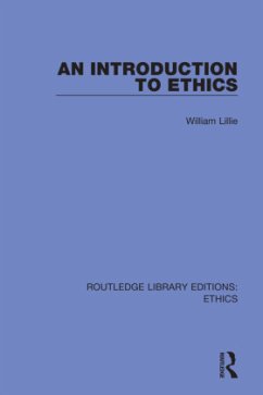 Cover An Introduction to Ethics