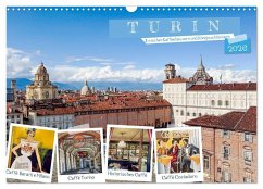 Turin - Zwischen Kaffeehäusern und Königsschlössern (Wandkalender 2026 DIN A3 quer), CALVENDO Monatskalender