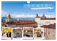 Turin - Zwischen Kaffeehäusern und Königsschlössern (Wandkalender 2026 DIN A4 quer), CALVENDO Monatskalender