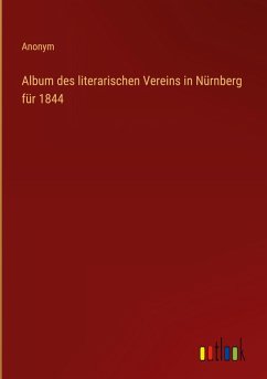 Cover Album des literarischen Vereins in Nürnberg für 1844