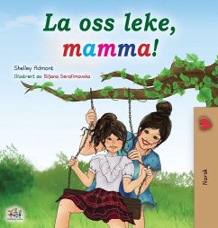 Cover Let's play, Mom! (Norwegian children's book)