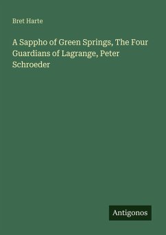 Cover A Sappho of Green Springs, The Four Guardians of Lagrange, Peter Schroeder