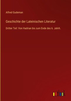 Cover Geschichte der Lateinischen Literatur