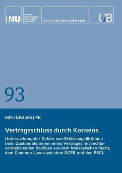 Cover Vertragsschluss durch Konsens