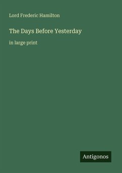 Cover The Days Before Yesterday