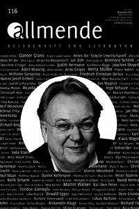 Cover Allmende 116 - Zeitschrift für Literatur